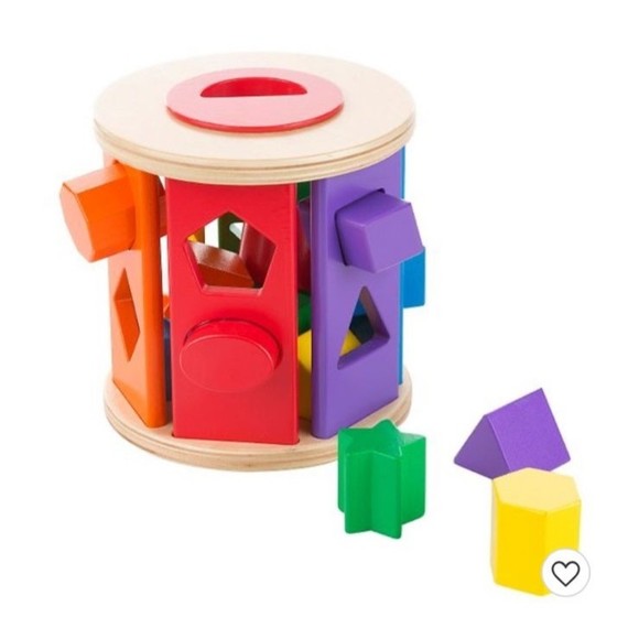 Melissa & Doug Match & Roll Shape Sorter - Picture 1 of 3